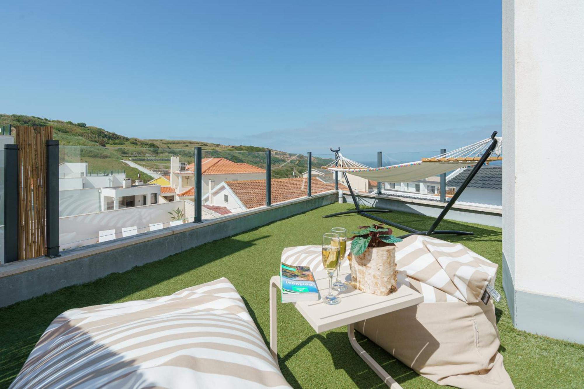 Beach Villa With Ocean View Lourinha  Bagian luar foto