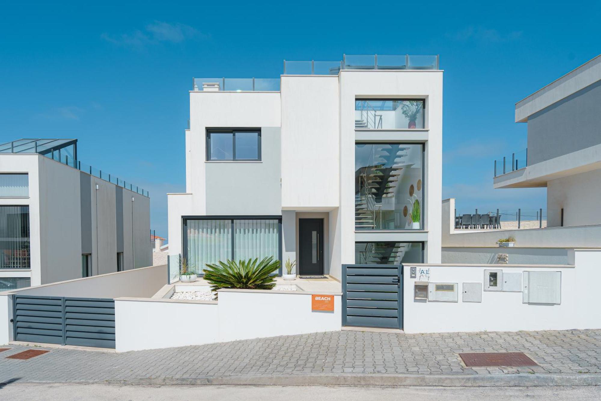 Beach Villa With Ocean View Lourinha  Bagian luar foto